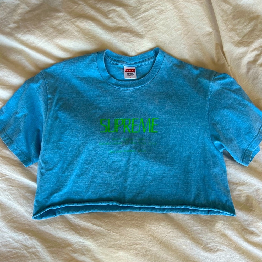 SUPREME cropped tee